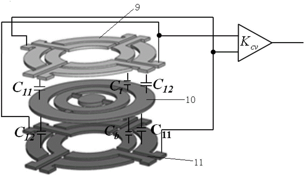 Circuit system of micro-electromechanical hybrid gyroscope based on FPGA