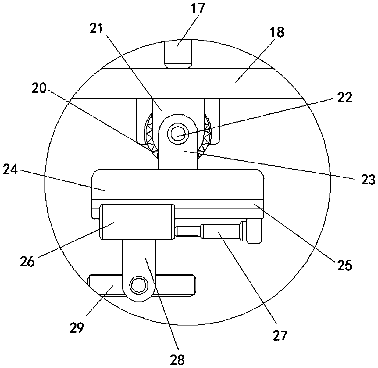 Sliding plate replacement device for converter sliding plate slag blocking