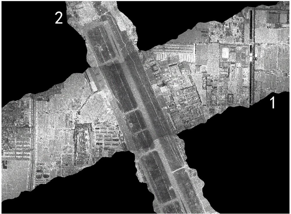 Non-vegetation-covered area airborne LiDAR data echo intensity value correction method