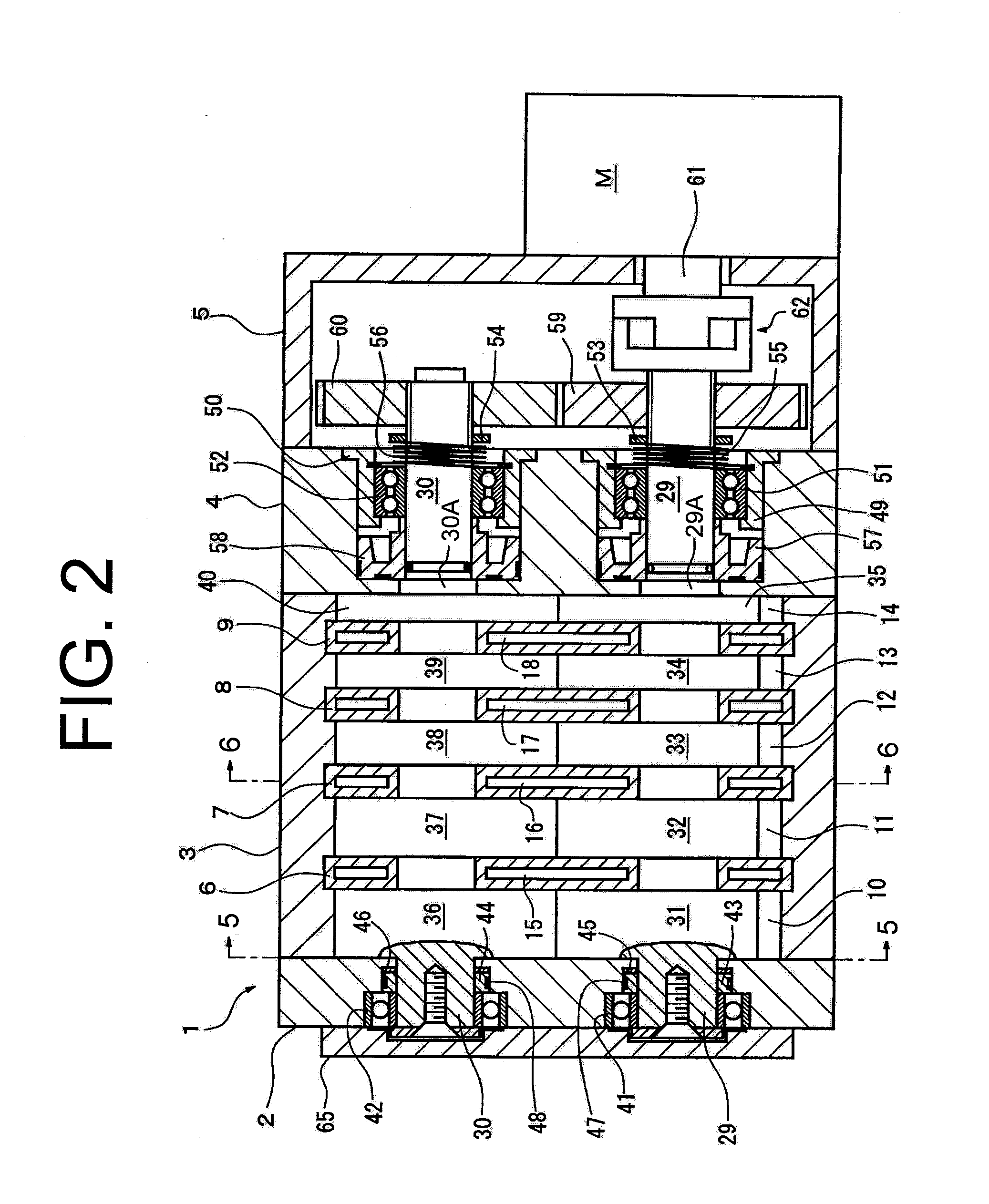 Rotary vacuum pump