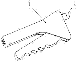 Multifunctional automobile seat adjusting handle convenient to assemble and disassemble