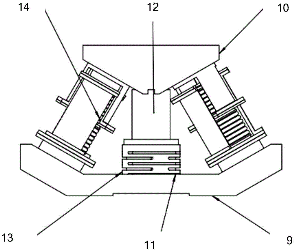 Two-parameter micro-vibration active and passive vibration isolation platform and system