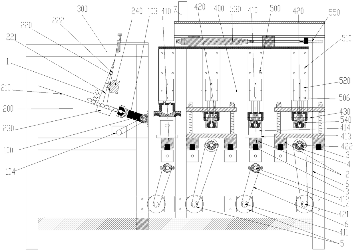 A fully automatic pipe punching machine