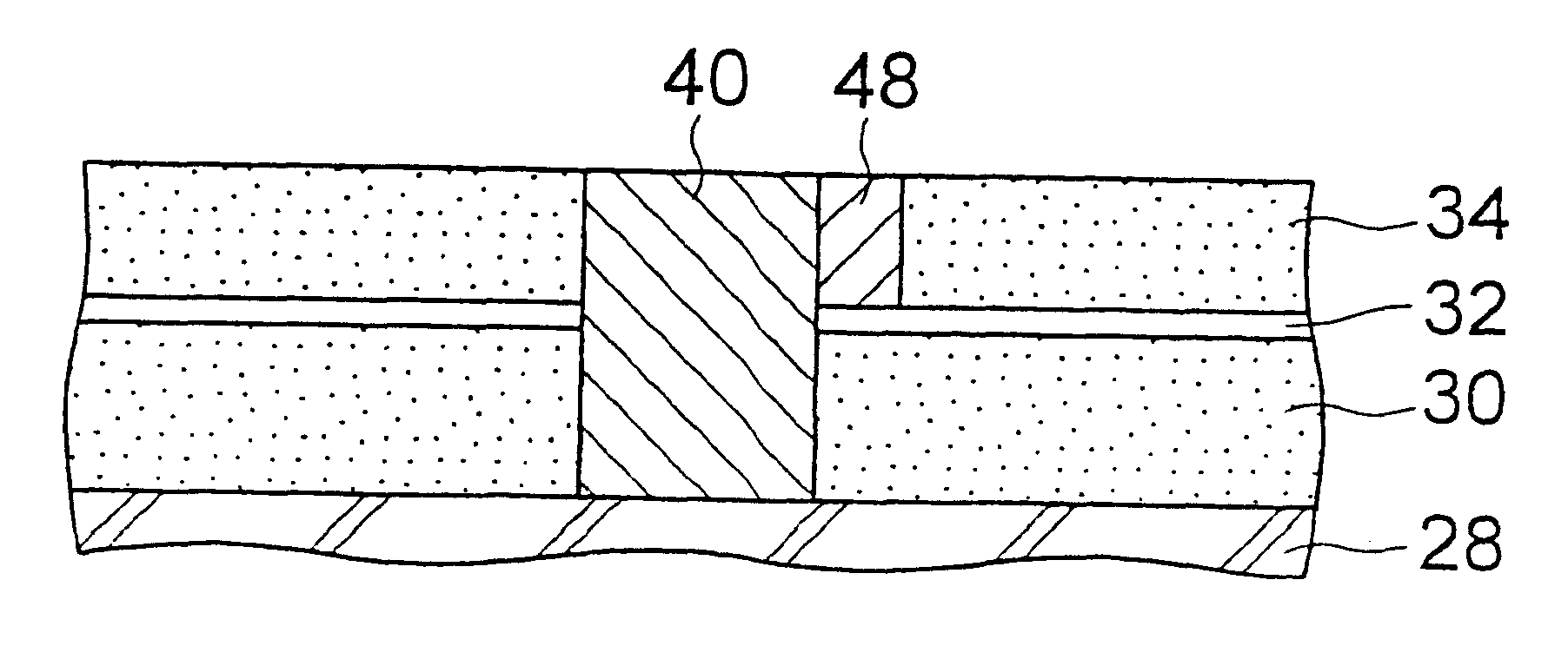 Embedded wiring structure and method for forming the same