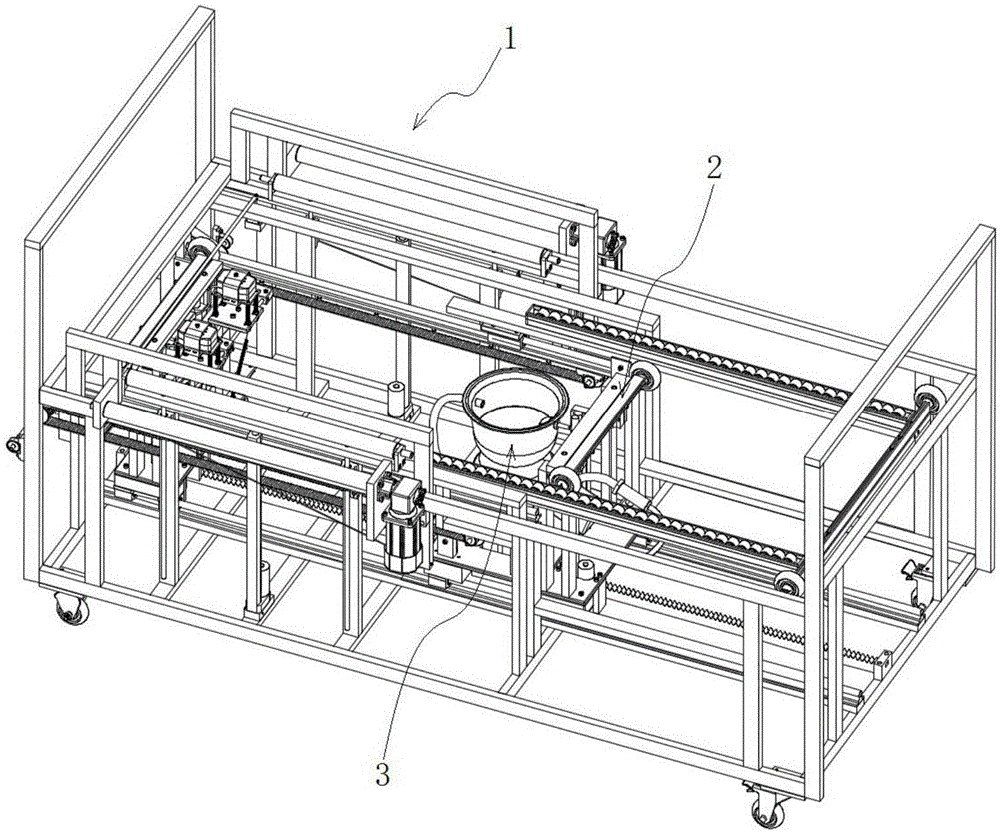 Automatic defecation device of bed for paralyzed patient