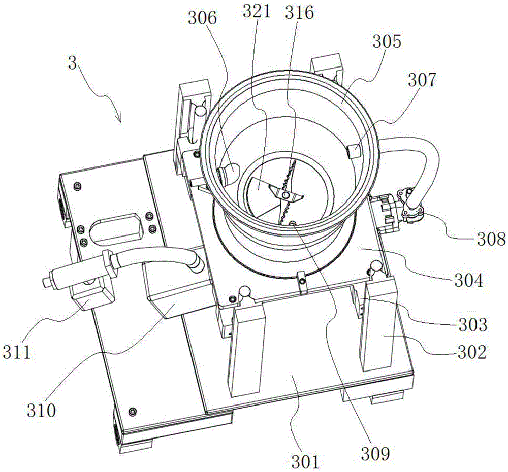 Automatic defecation device of bed for paralyzed patient