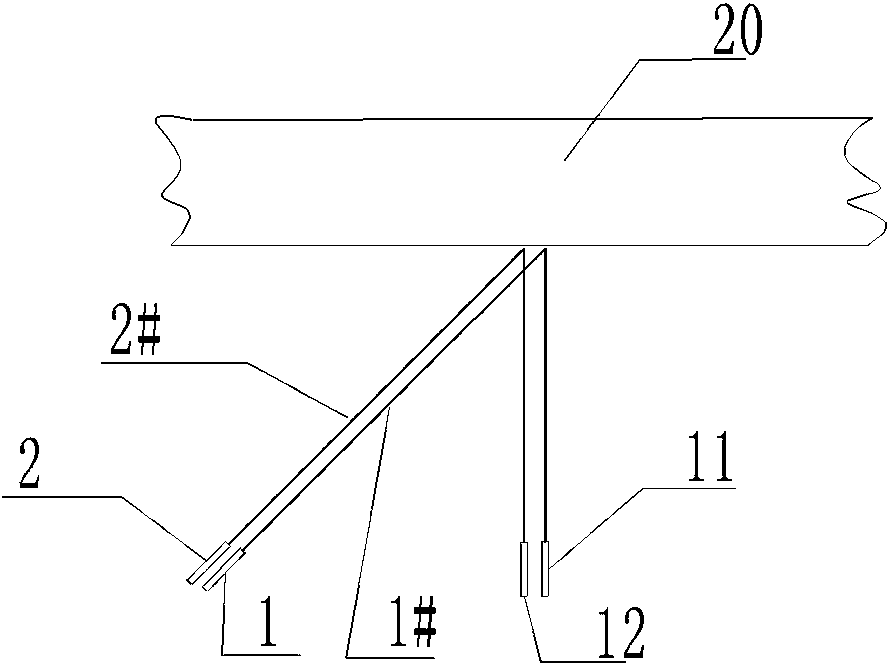 Conveying belt longitudinal tearing detection device based on double visual image feature combination