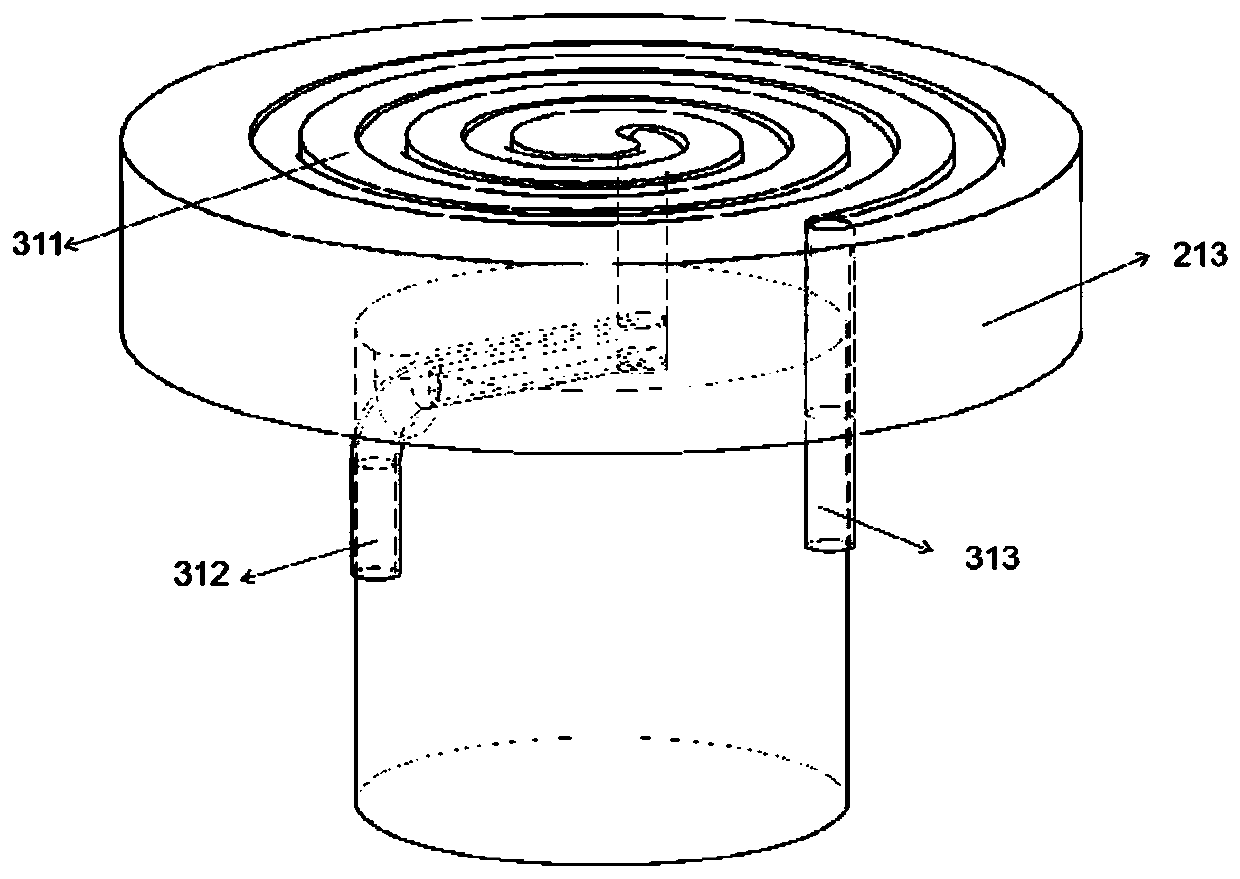 Production device and method of large oxygen-free copper ingot applied to target material