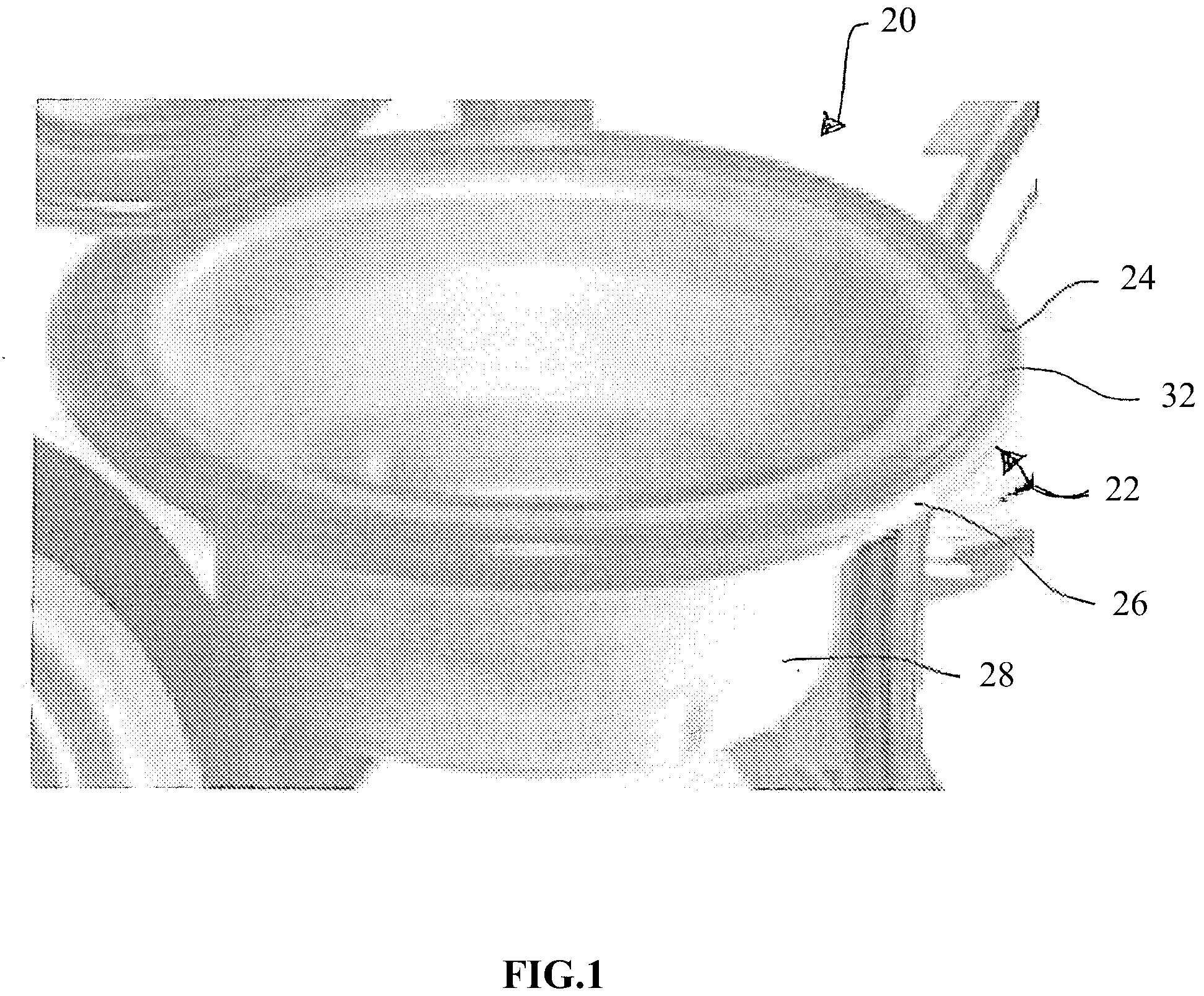 Ethylene-acrylic bonded piston without oven post curing