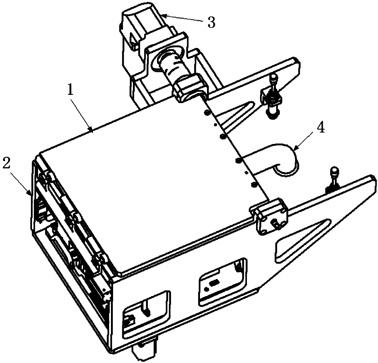 Vacuum laminating device