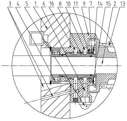 Efficient sealing multi-head wire drawing machine