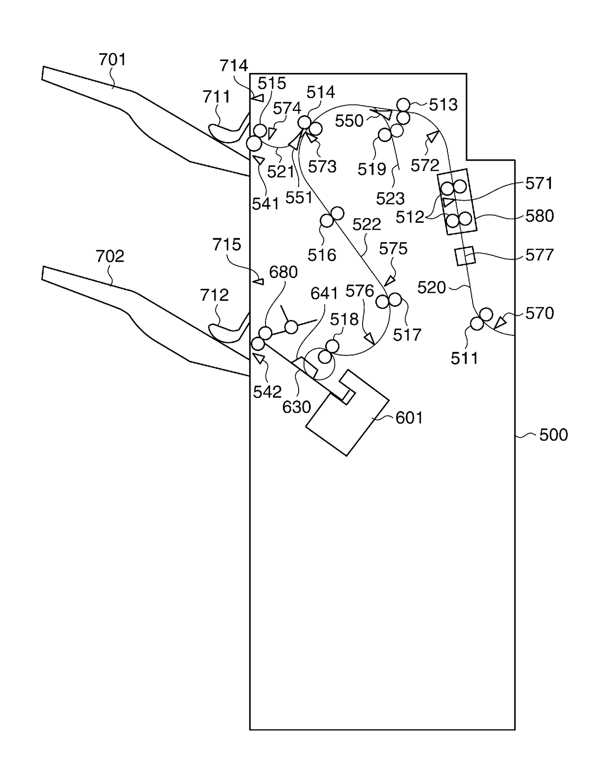 Sheet processing apparatus equipped with lateral displacement correction function