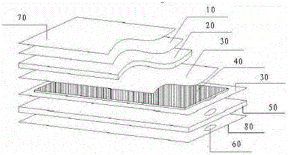 An electric heating plate made of foamed aluminum nested heating elements