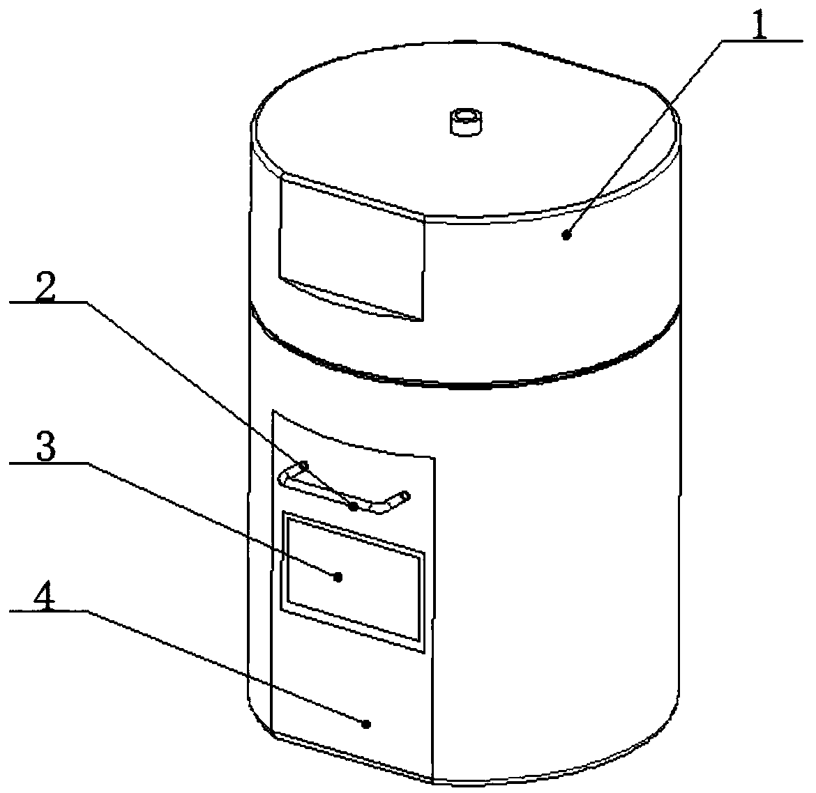 Automatic film-changing air particulate matter sampler capable of sampling comparison sample