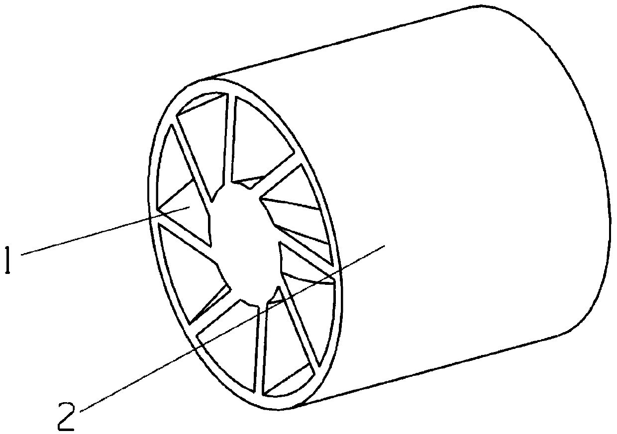 Axial swirler structure with oil spraying structure blades