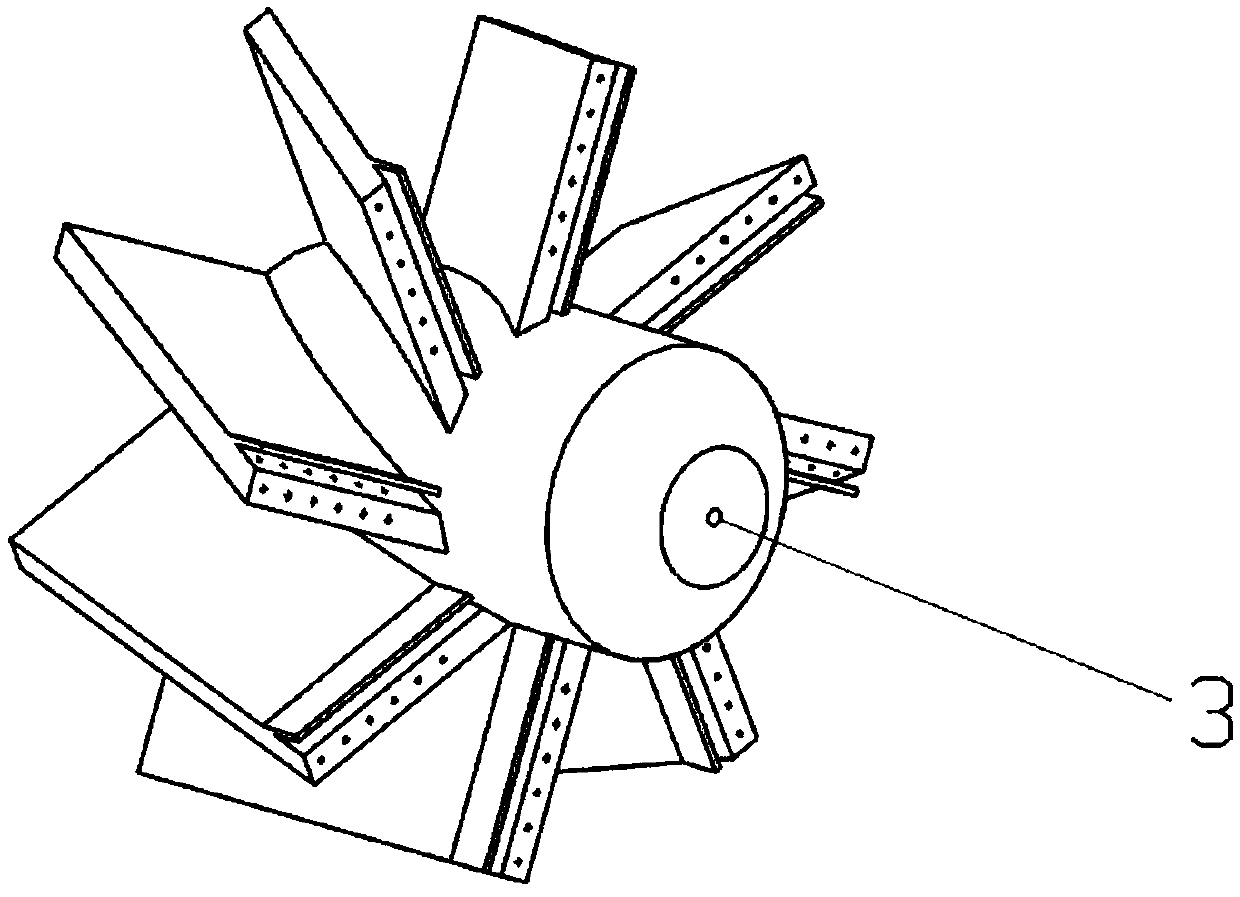 Axial swirler structure with oil spraying structure blades