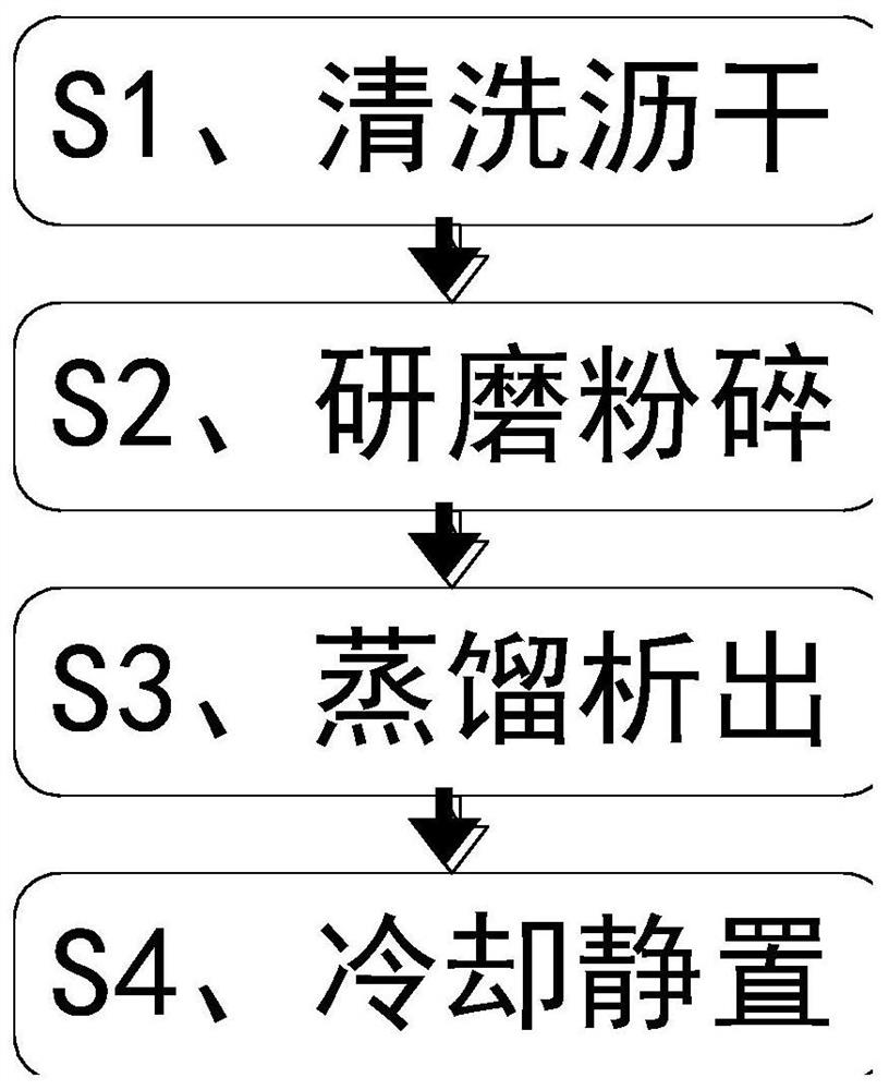 Dendrobe essential oil extraction process