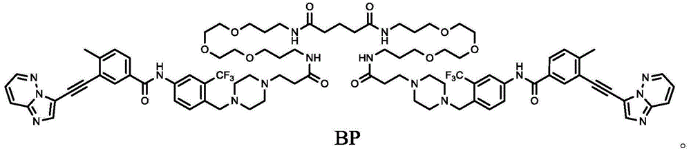 Bcr-Abl amphiploid inhibitor, preparation method and application thereof