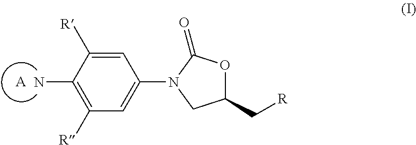 Substituted phenyloxazolidinones for antimicrobial therapy