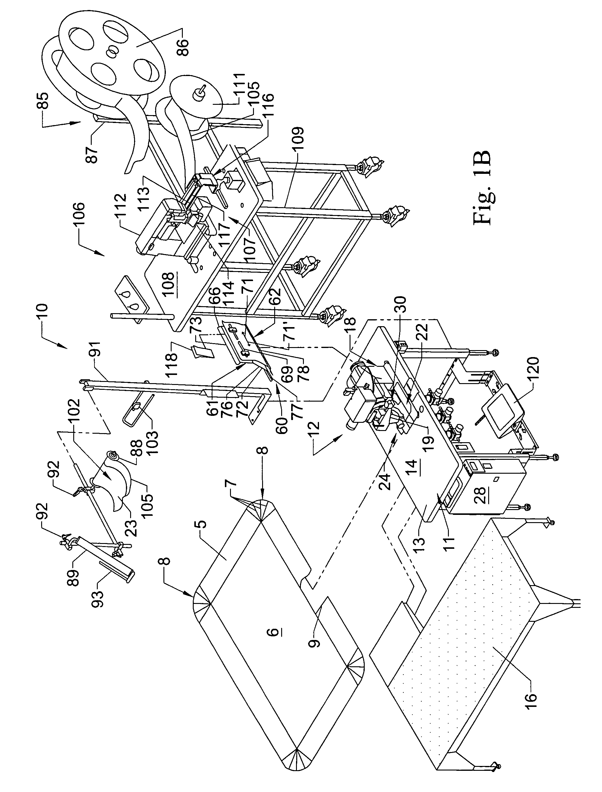 System and method of finishing ruffled gussets/borders