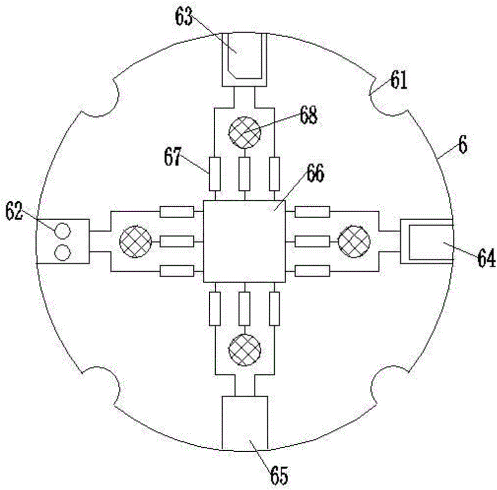 Three-dimensional LED circuit board and LED illumination device