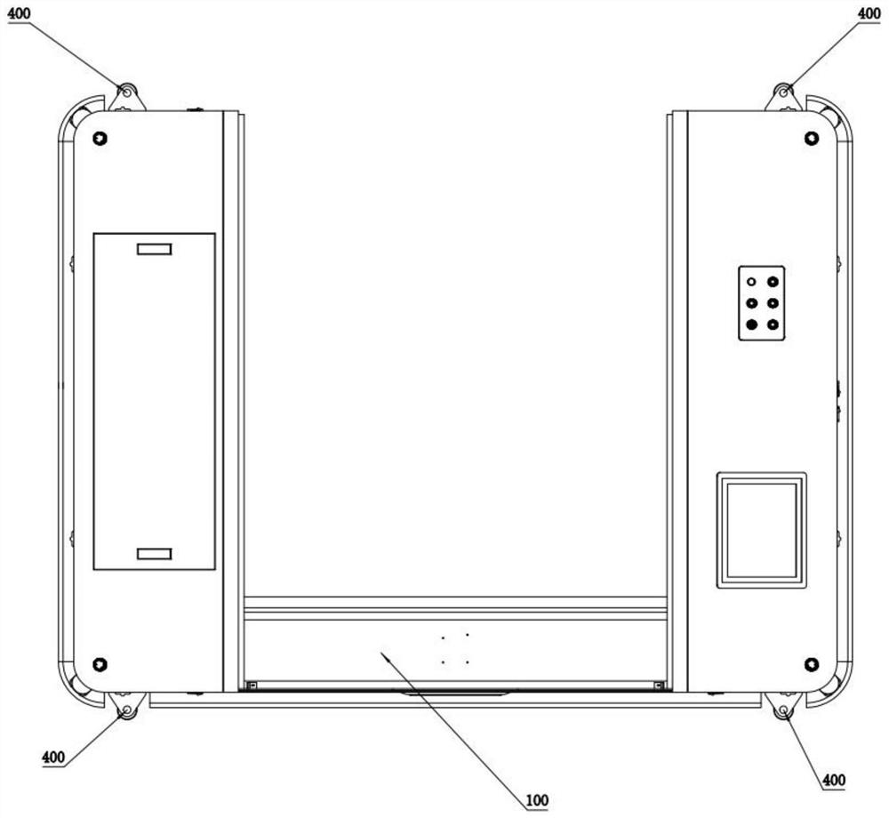 Narrow roadway omnidirectional AGV forklift