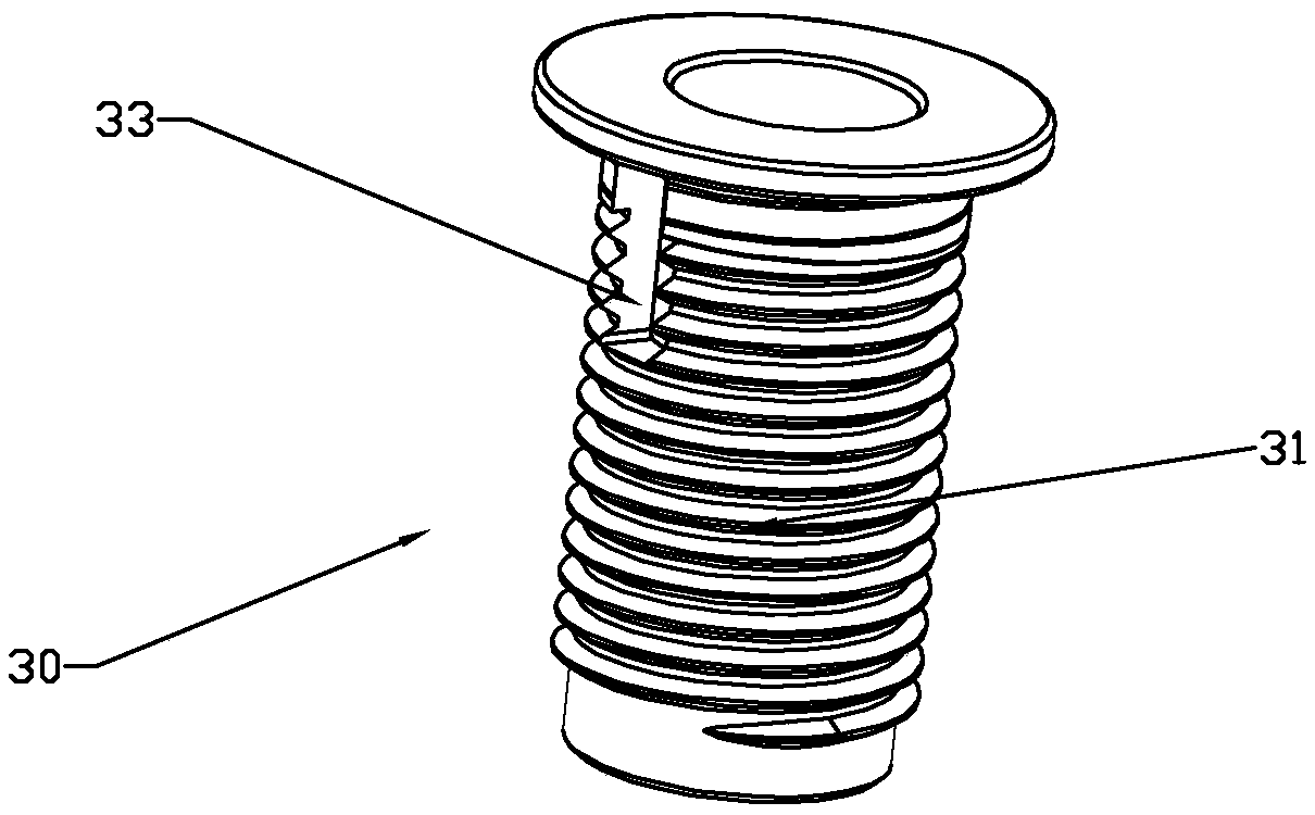 Adjustable connecting bolt set