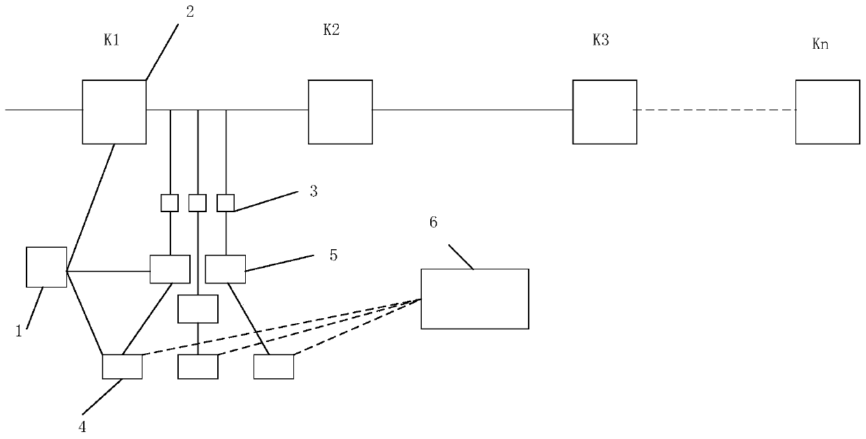 Power grid line fault isolation device and method