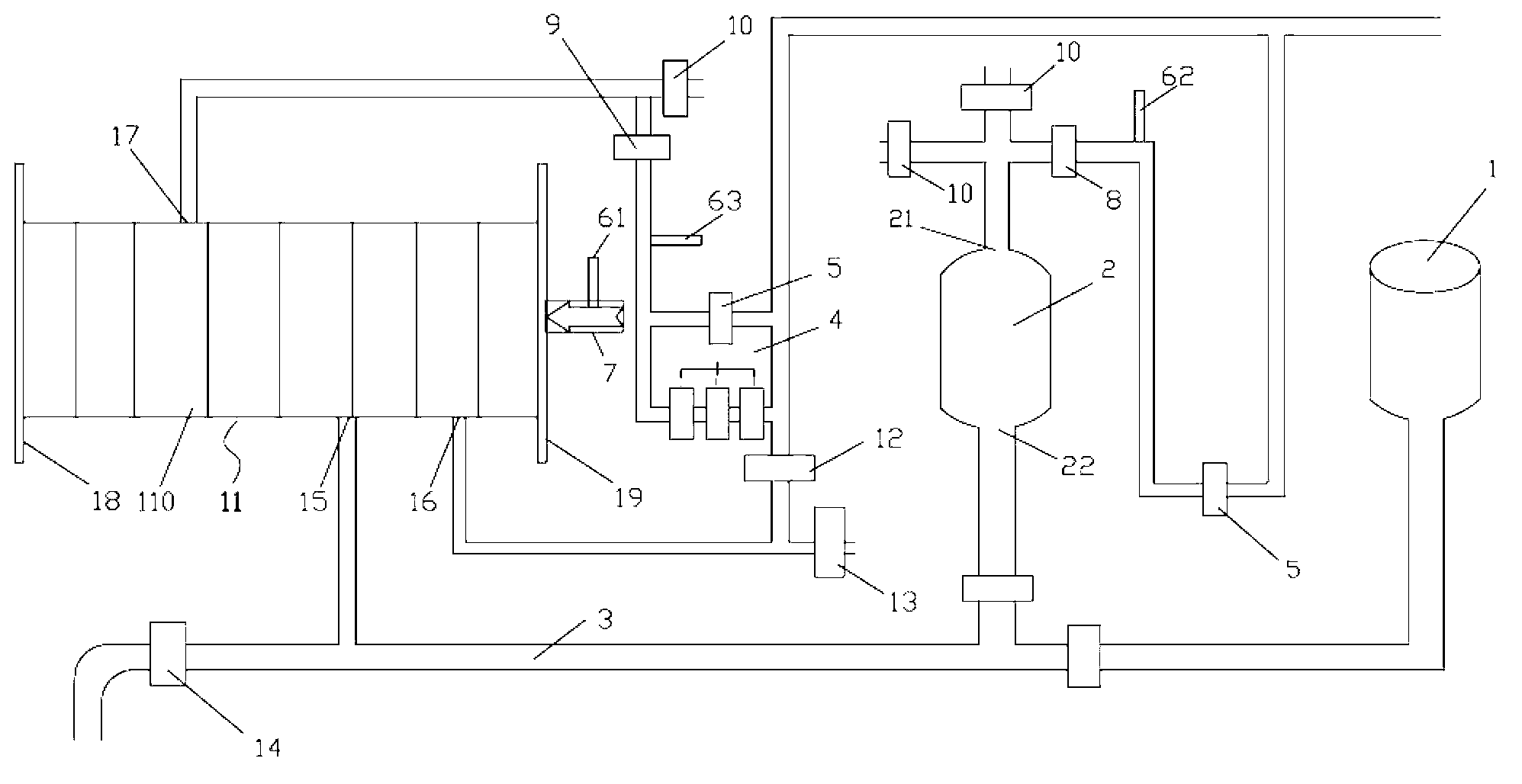 Ceramic medium-and-low pressure slip-casting device