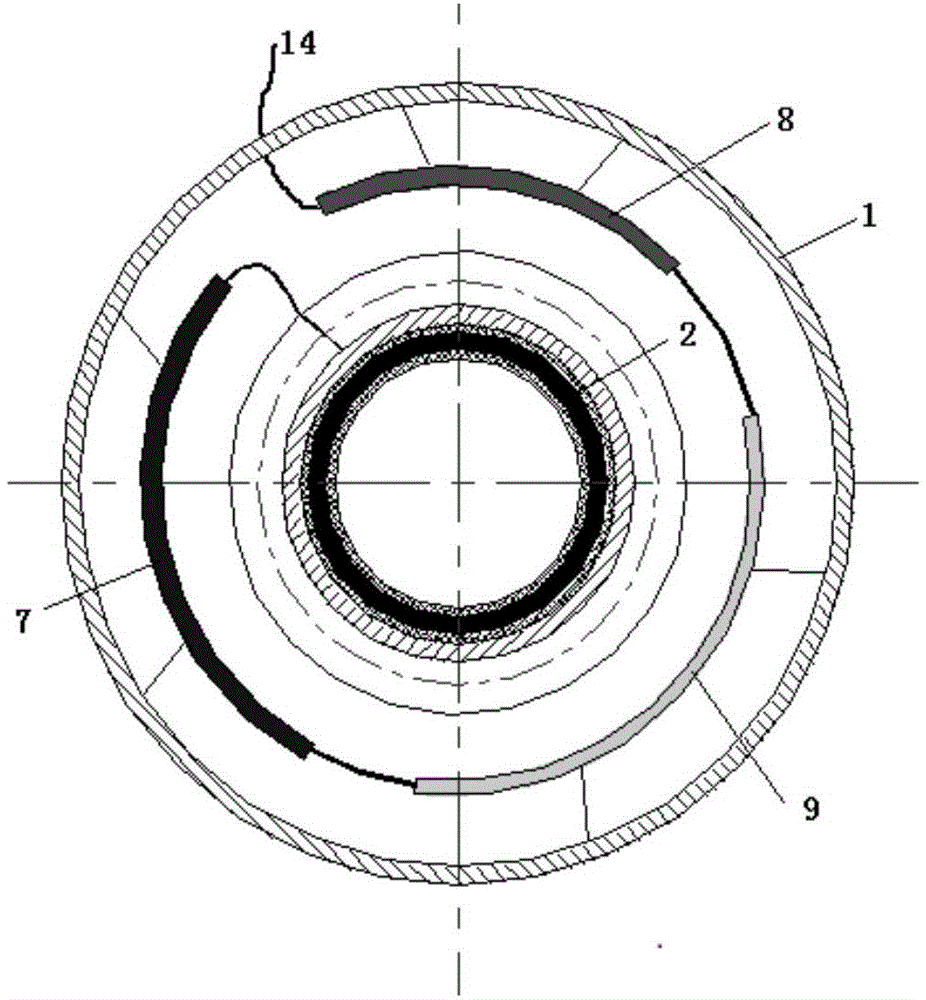 Integrated active muffler integrated with high pressure liquid filling pipeline