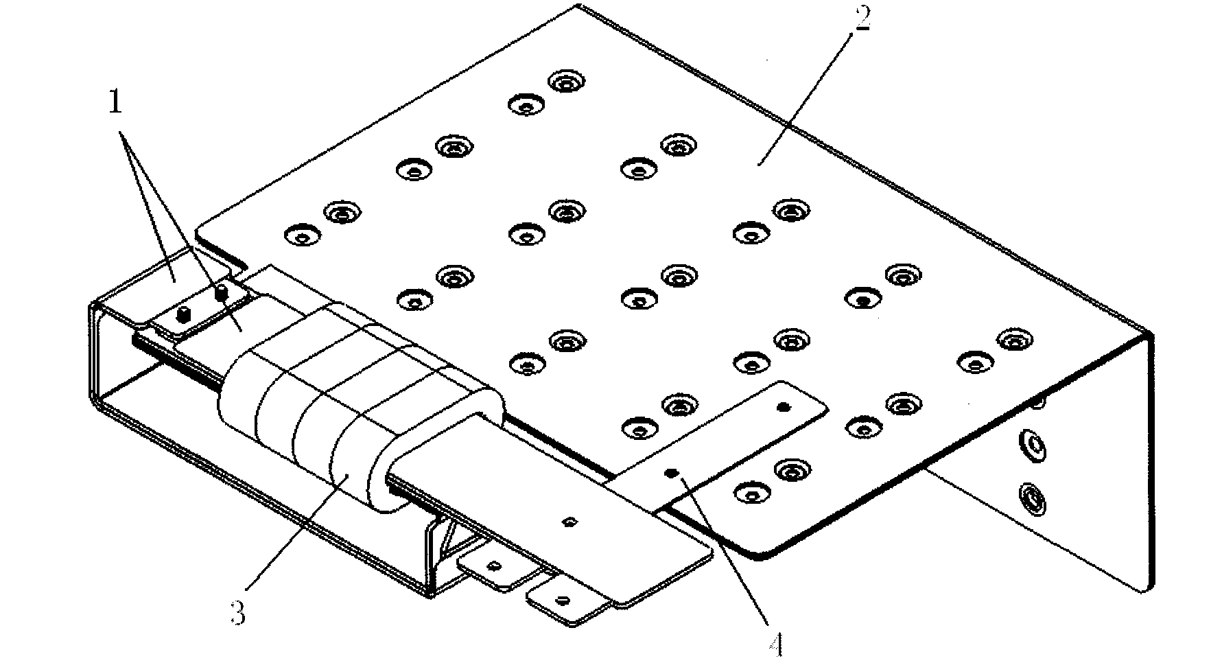 DC (Direct-Current) common-mode busbar integrated with EMI (Electromagnetic Interference) filtering function