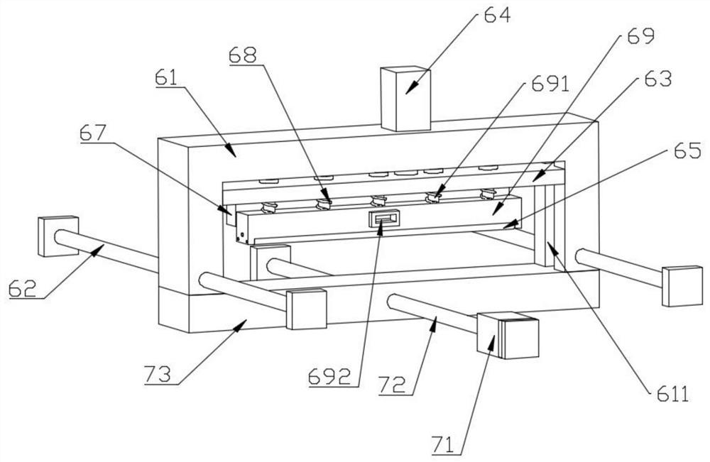 An automatic drawing device for leather drawing