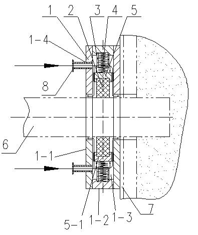 Novel high-temperature sealing device