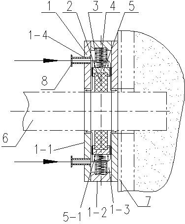 Novel high-temperature sealing device