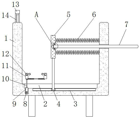 BIM-based detection device for collision performance of steel structure three-dimensional model