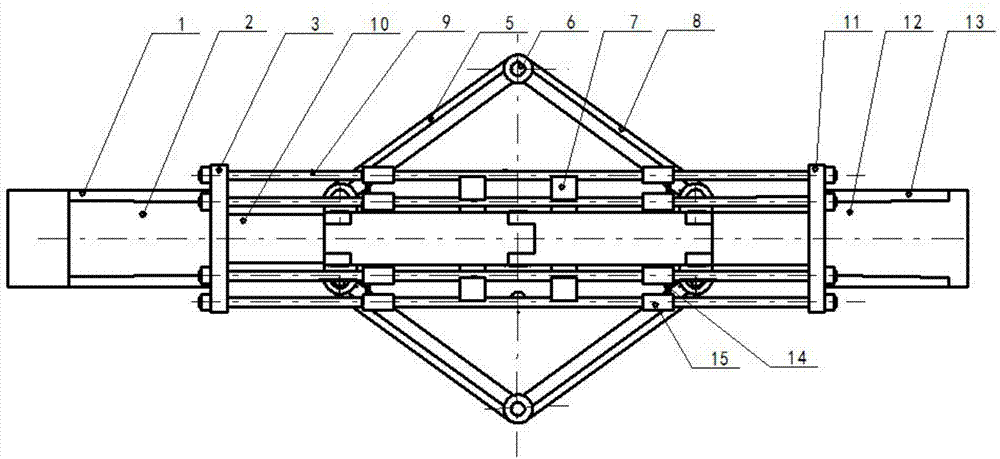 Three-branch bi-directional hydraulic squeezing and expanding machine