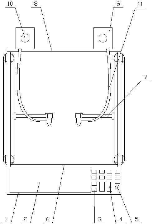 Intelligent 3D printing machine using single-double printing nozzle optional technology