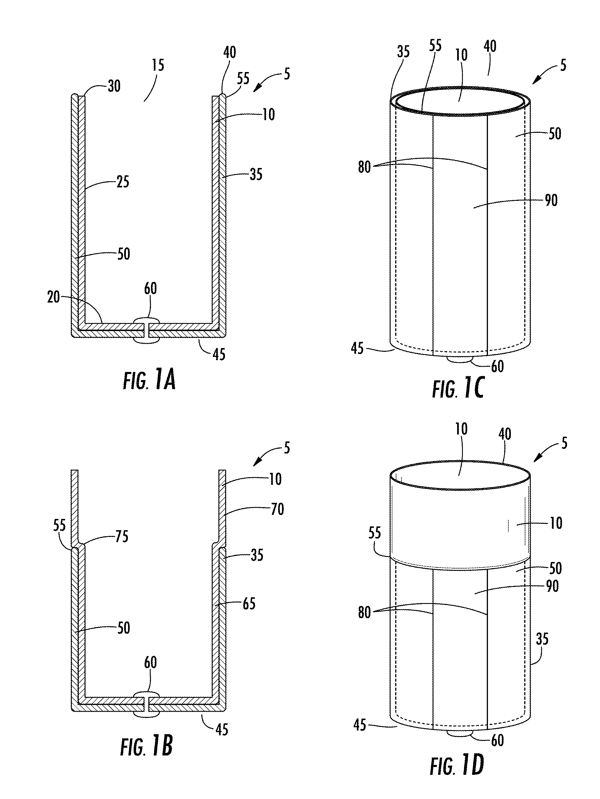 Payload delivery system with forward folding stabilizer for cartridges