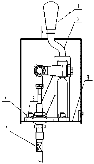 Single-operating-bar multifunctional loading manipulator