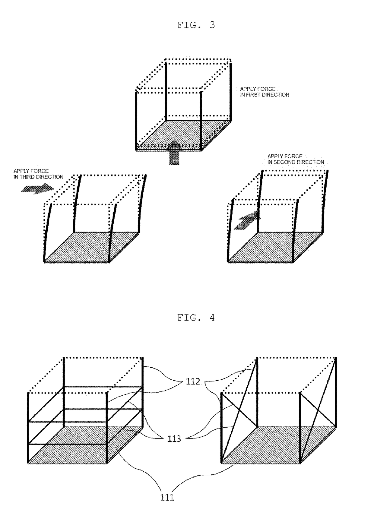 Linear structure for displacement transmission, and one-dimensional and three-dimensional micro movement device using same