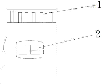 Card tray with storage function