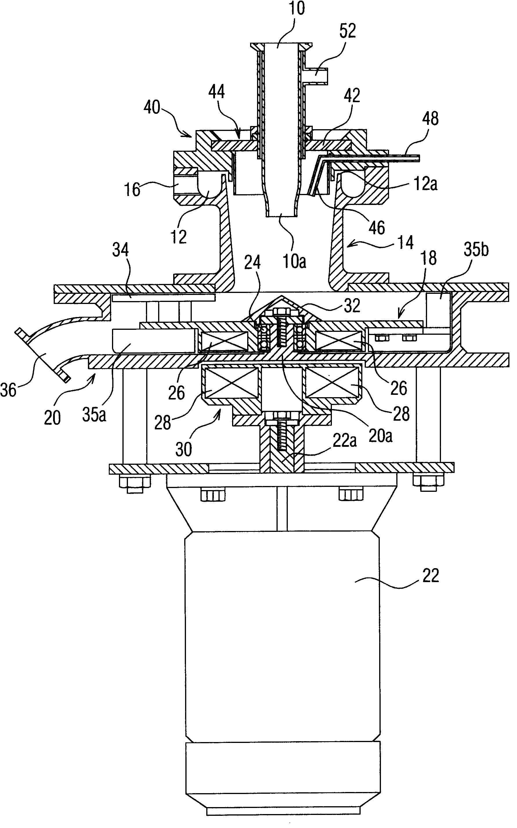 Continuous power/liquid mixing apparatus