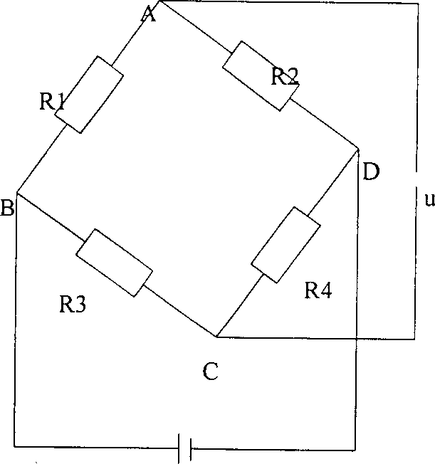 Miniature silicon dridge type heat convection acceleration sensor