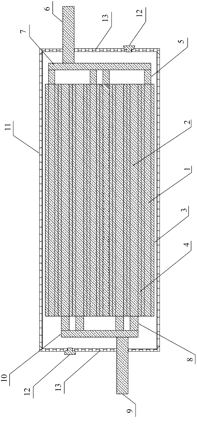 Folding lead-acid storage battery