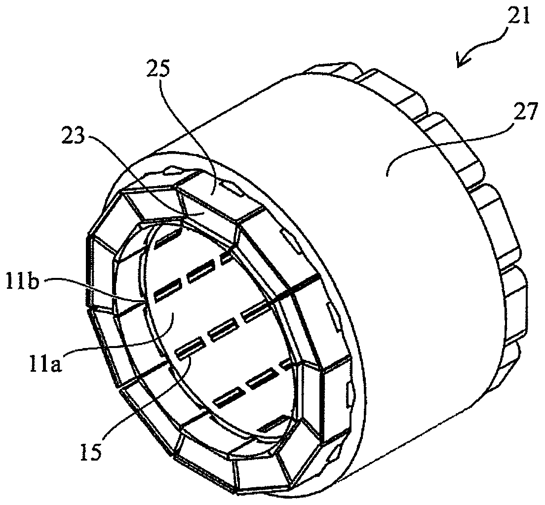 Armature molded structure