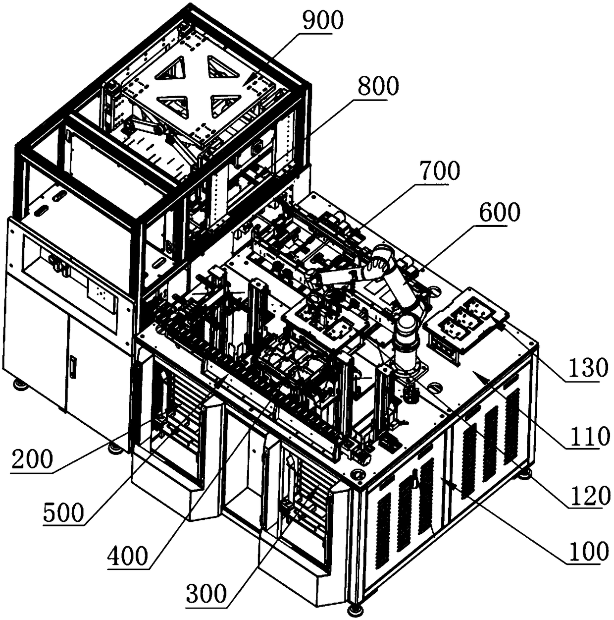 Online testing automatic device