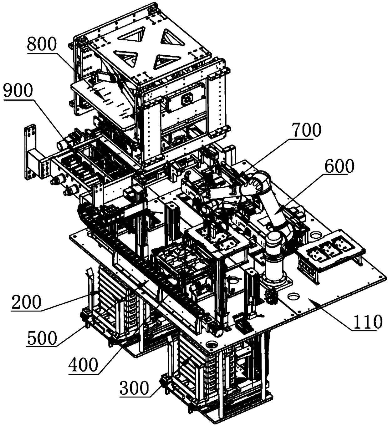 Online testing automatic device