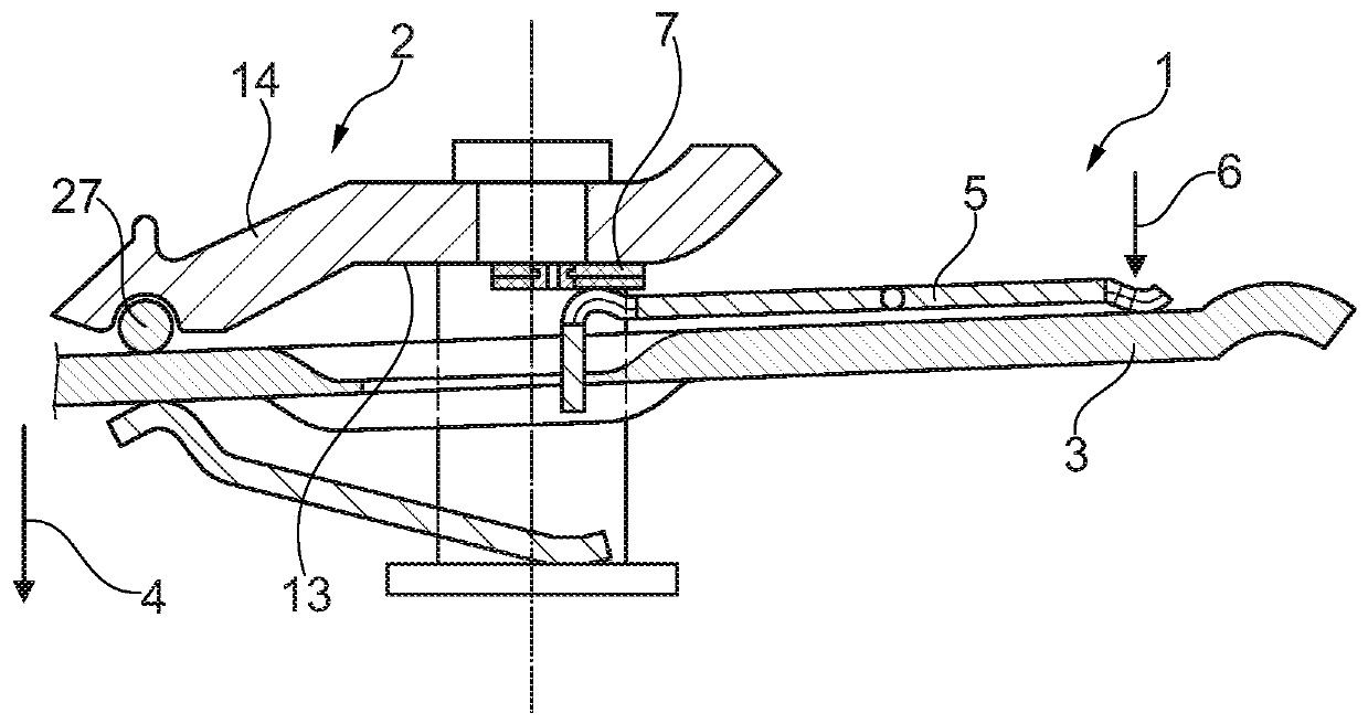 Return system with smooth spring for friction clutches