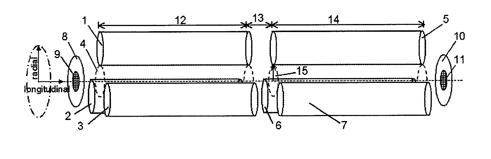 Phase shift RF ion trap device