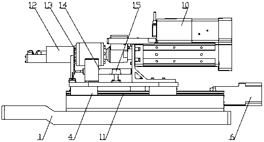 High-temperature tensile-fatigue mechanical property tester and method based on electric cylinder drive